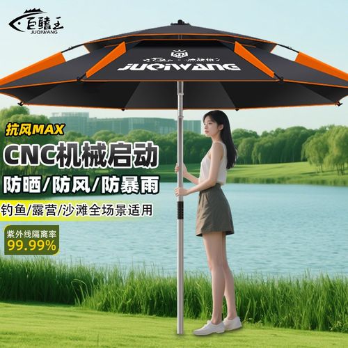 钓鱼伞2025新款万向大钓伞钓鱼专用雨伞防雨防晒户外露营伞遮阳伞