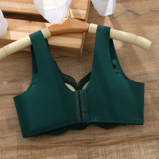 2020内衣女聚拢收副乳防下垂小胸加厚胸罩蕾丝文胸无钢圈上托冬季