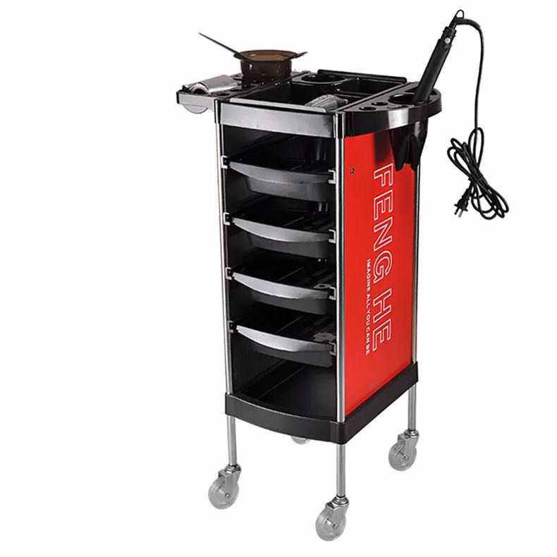 烫邮新染美发工具车包发廊美发推车理发店不锈钢工具车推车多功能