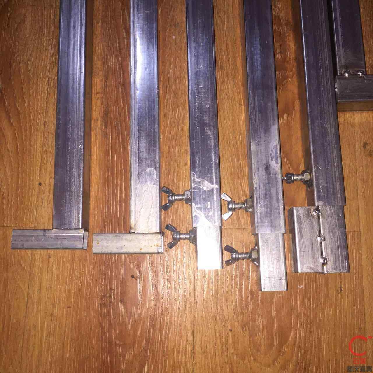 婚庆道具镀锌管背景架伸缩杆加厚方管灵堂幕布架子舞台背景纱幔架