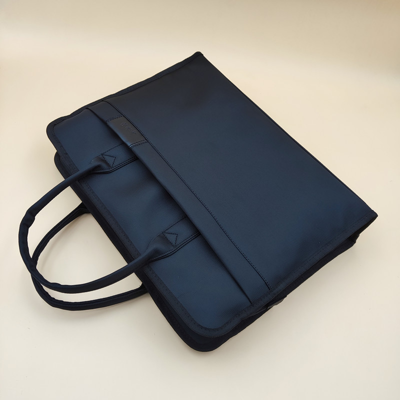 帆布文件袋手提包女大容量会议包Aa4档案袋男商务文件包定制公文