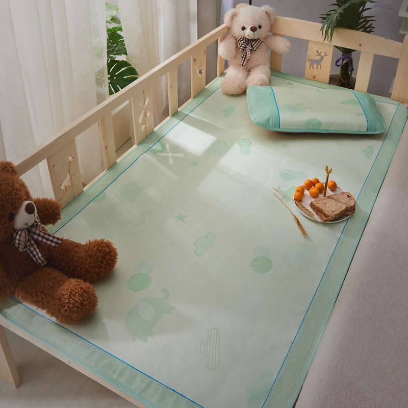 拼接儿童2小床凉席定制软席2m夏季加厚单人卡通丝.1子冰