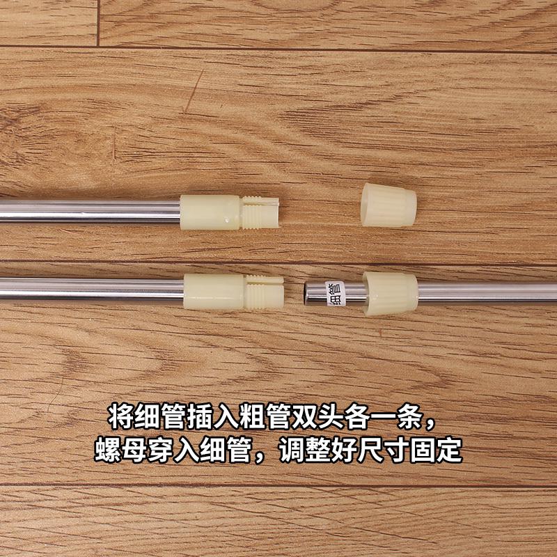 宿舍上铺床帘支架可伸缩上床床架单人床学生蚊帐架子杆子家用简易