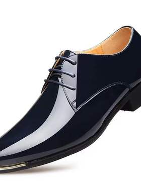 样板房衣帽间尖头男皮鞋衣柜陈列摆件道具软装饰品商务英伦风男鞋