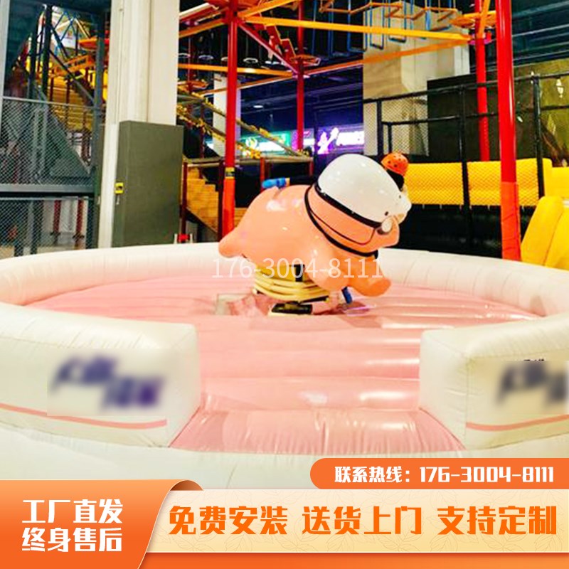 儿童游乐场园游艺设施设备公园广场商场农庄暖场活动斗牛机骑猪机