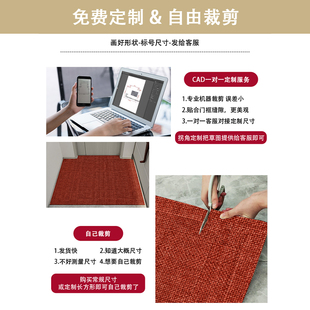 入户门地垫门口进门地毯门垫家用垫子踩脚垫防滑玄关防滑新年红色