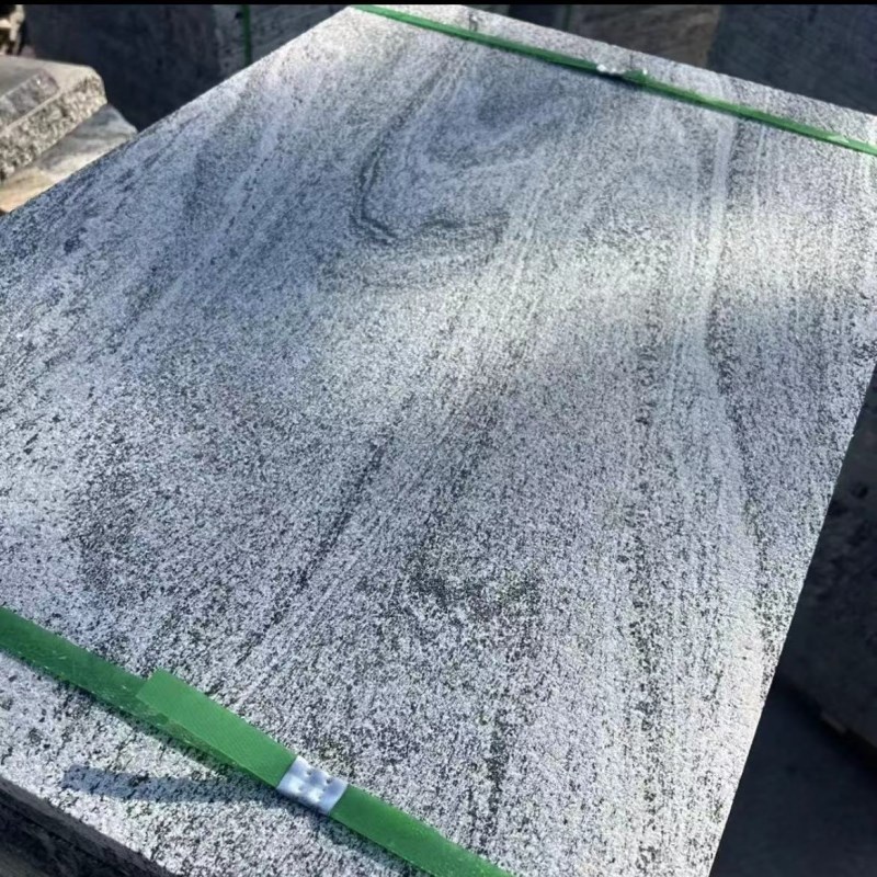 花岗岩幻彩麻石材庭院地铺石 浪淘沙石材外墙干挂板 雪浪石造景