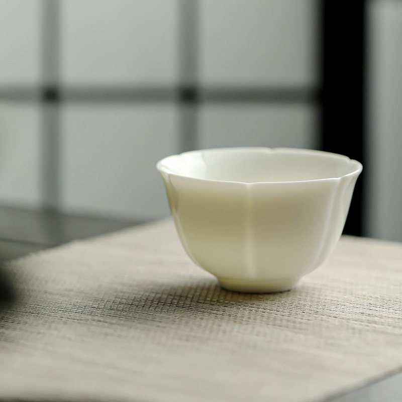 羊脂玉茶杯陶瓷主人杯个人专用高档功夫茶具茶盏德化白瓷喝茶杯子,餐饮具,茶杯,淘宝优惠券,粉丝福利购,淘宝优惠卷