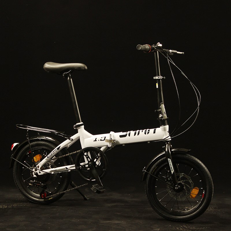 新的16/20英寸可折叠变速载人超轻型便携式学生自行车,适用于成人