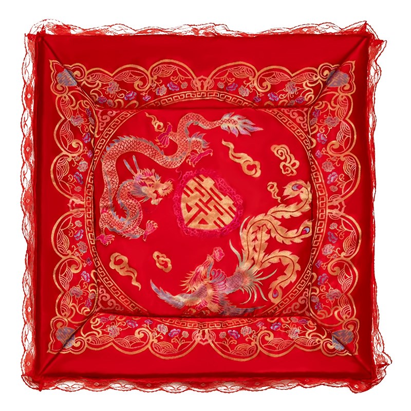 坐福垫结婚床上女方新娘用的喜垫婚房娘家出嫁坐垫结婚婚庆用品