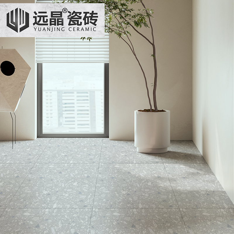 600x600法式彩色水磨石瓷砖客厅阳台地砖厨卫墙砖仿古庭院砖