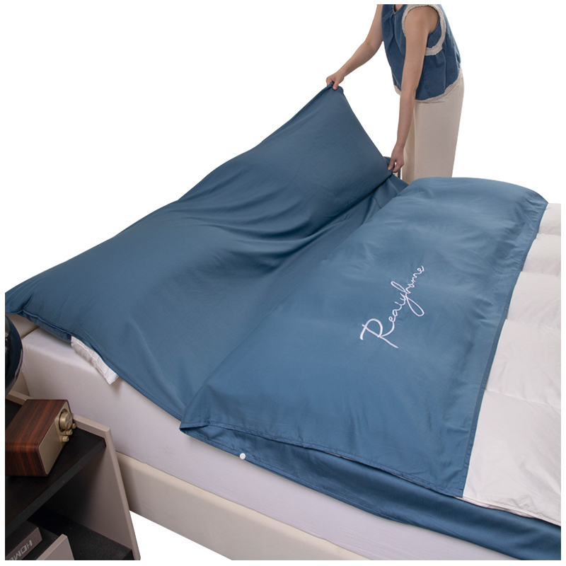 酒店旅行隔脏睡袋单人q出差旅游水洗棉牀单被套一体可携式被