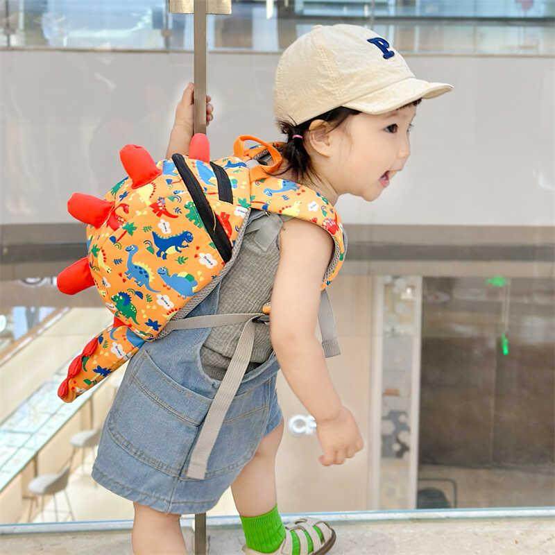 2024新款婴儿外出小背包可爱恐龙宝宝防走失双肩包幼儿园书包小班