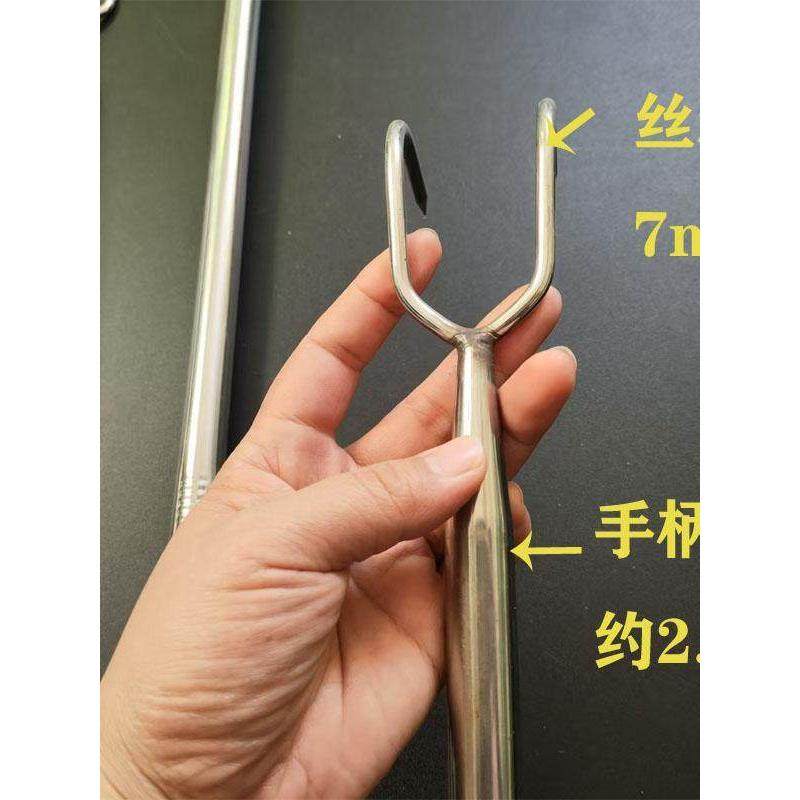 加粗厚手柄肉钩子肉叉子不锈钢叉卤煮熟食整鸡鸭大肠饭店熟食店用,厨房/烹饪用具,烧烤夹/叉/铲/针,淘宝优惠券,粉丝福利购,淘宝优惠卷