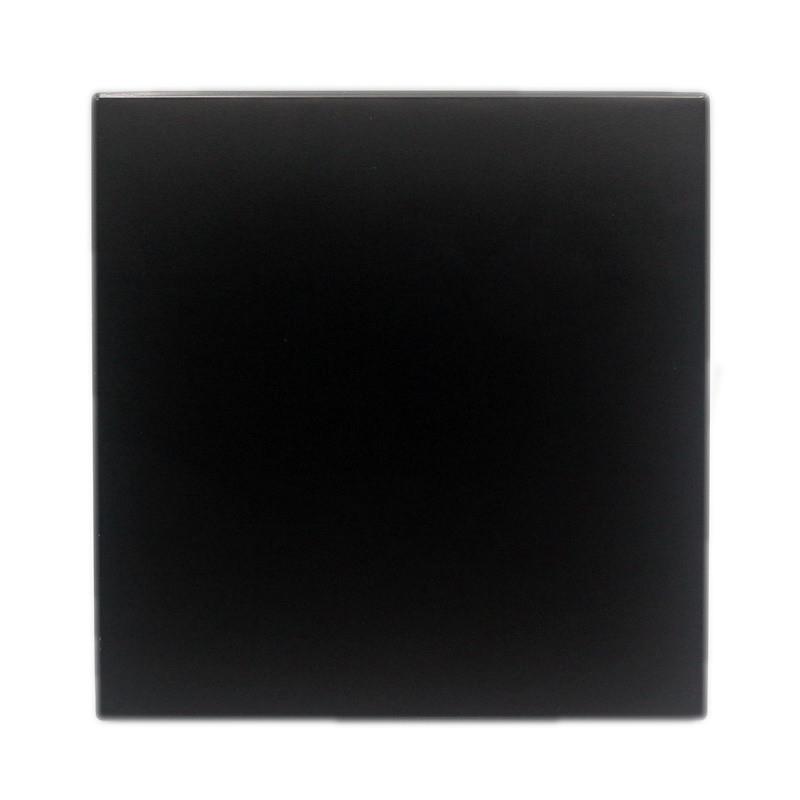 黑色86型空白面板暗盒线盒盲板盖板挡板堵板装饰香槟金色开关白板