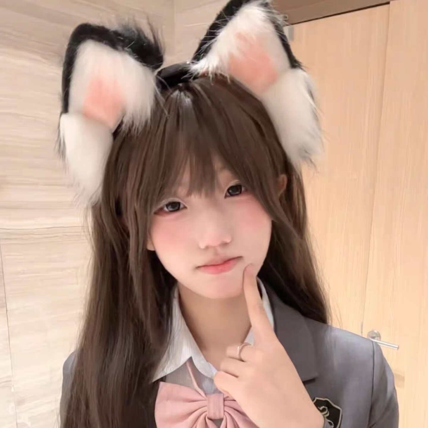 可充电仿真电动猫耳头饰道具可拆卸耳套会动的猫耳朵重力感应兽耳