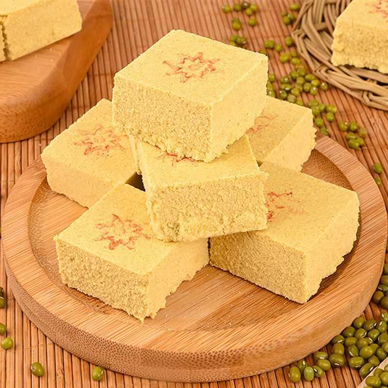 【纯绿豆糕】老式绿豆糕点传统正宗糕点夏日解暑北方纯绿豆粉