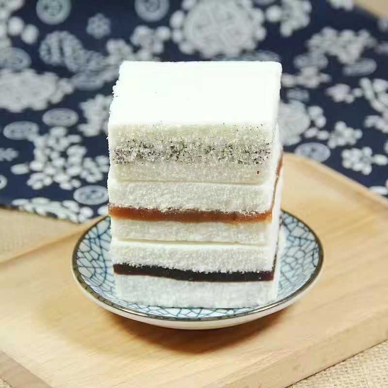 天津米糕大米糕糯米糕发糕早餐 夹馅传统手工糕点特产零食500克