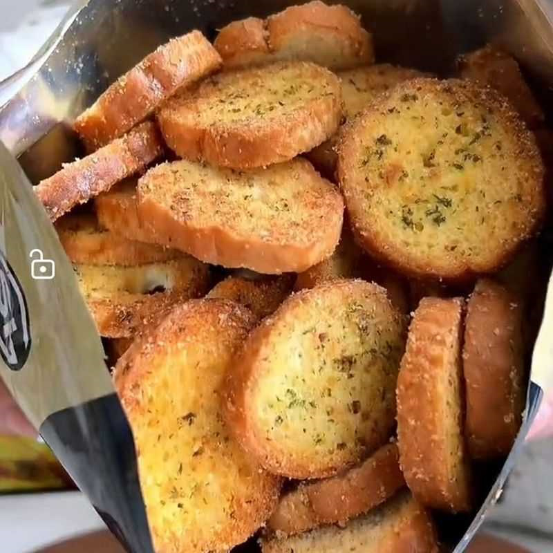 蒜香烤面包片代餐法棍切片手工面包干烤馍办公室休闲零食西式糕点