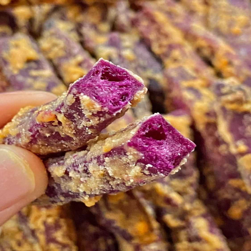 蟹黄紫薯条芝士味芋头条酥脆地瓜干红薯干紫薯干孕妇网红休闲零食
