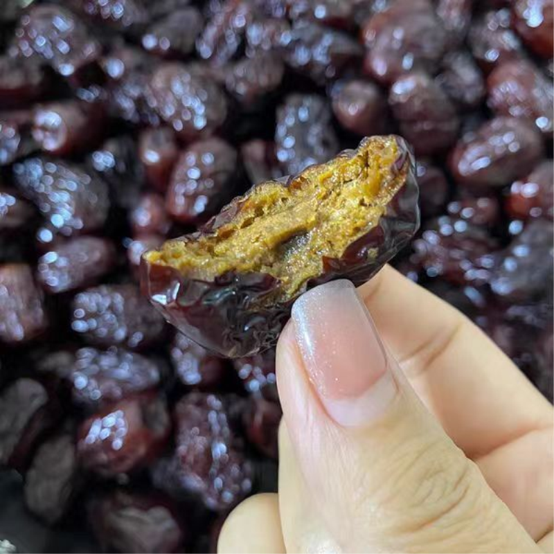 红枣三蒸三晒蒸枣熟枣软糯香甜枣肉细腻新疆红枣煲汤干吃零食
