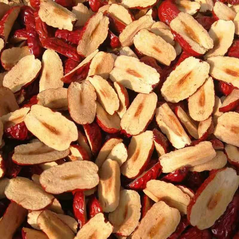 新疆若羌红枣灰枣干片无核煲汤阿胶煮粥泡茶零食红枣干片袋装