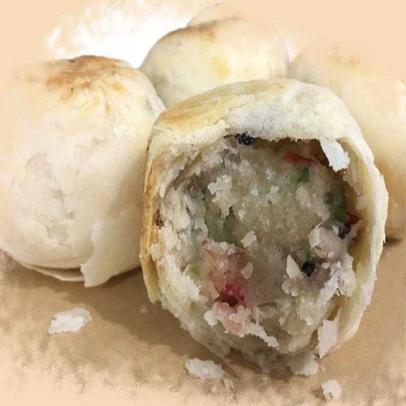 陕西西安产水晶饼传统糕点点心老式水晶饼散点心酥皮馅饼小点心