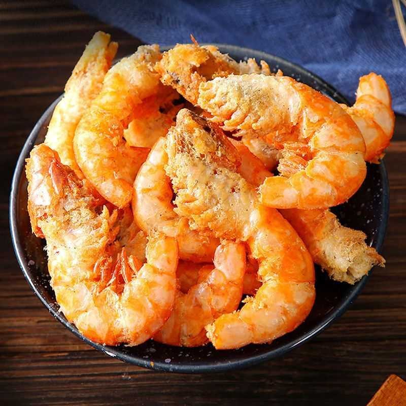 舟山特产高钙即食脆虾一口酥脆虾干办公室零食解馋营养小吃非油炸