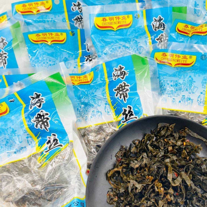 青岛春明干海带丝80g(70 80童年的味道)特产传统咸菜开胃即食方便