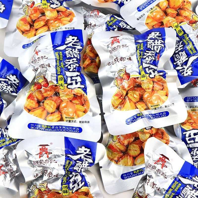 吴府记老醋蚕豆怪味四川特产兰花豆原味辣味小包散称赵露思同款