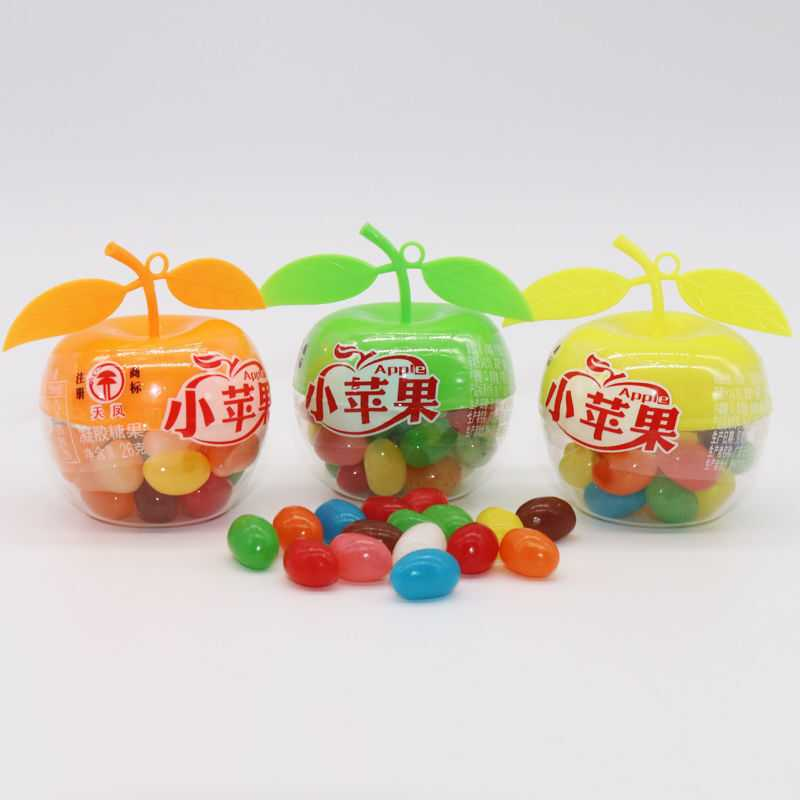 小苹果彩虹糖水果味果味软糖糖果结婚喜庆喜糖儿童零食批发