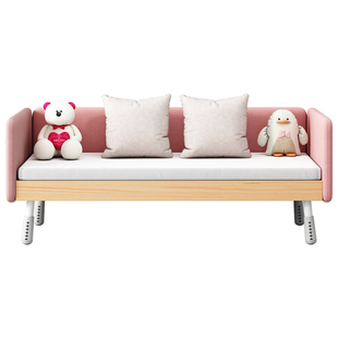 儿童床女孩卧室公主床加床拼床男孩婴儿小床加宽宝宝实木拼接大床