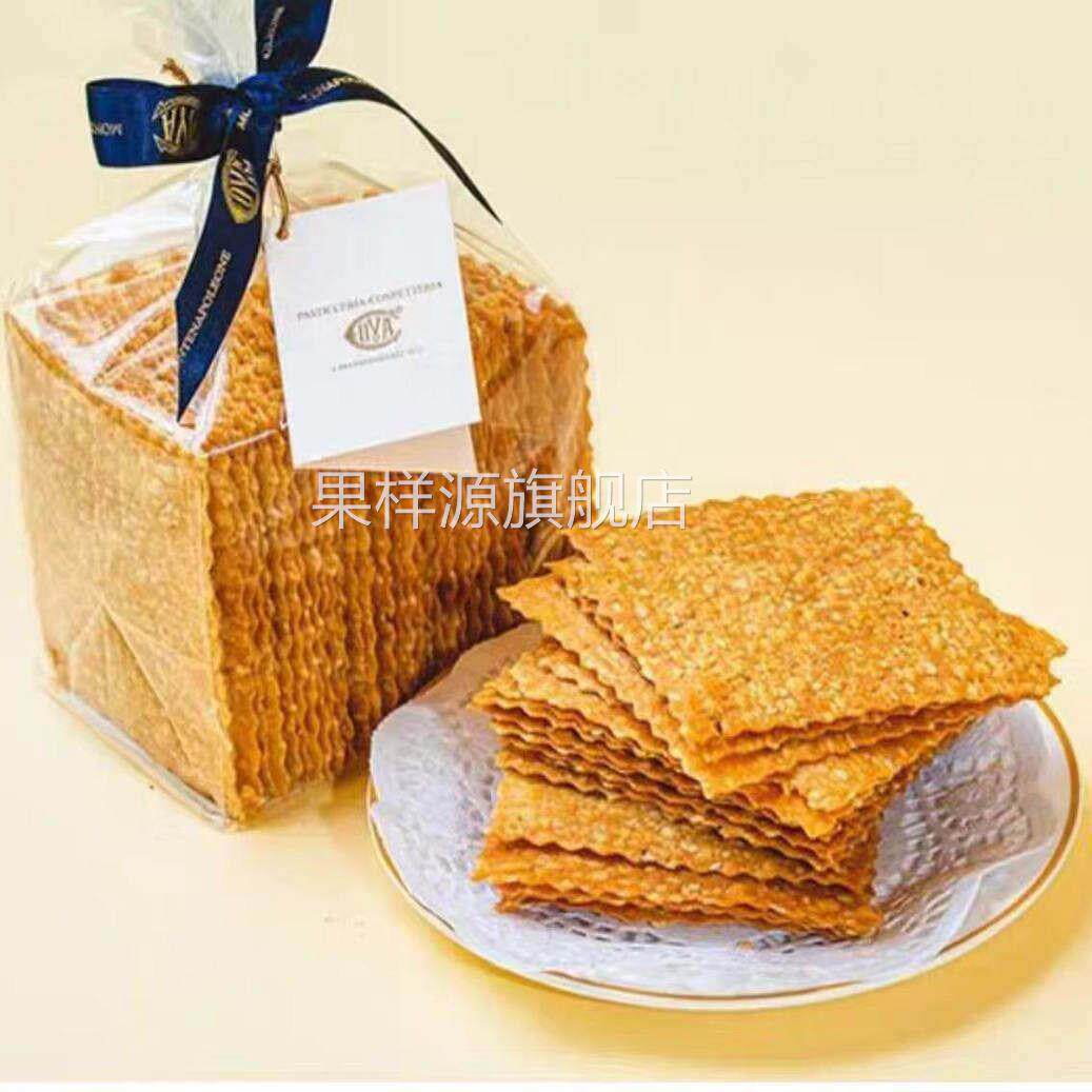cova饼干刘嘉玲饼干一路繁花刘嘉玲同款饼干上海特产芝麻薄脆饼干