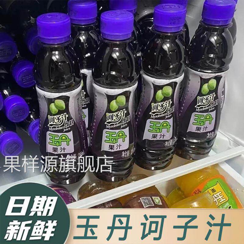 云南临沧永德特产老品牌玉丹256ml诃子汁酸角汁芒果汁饮料小瓶装