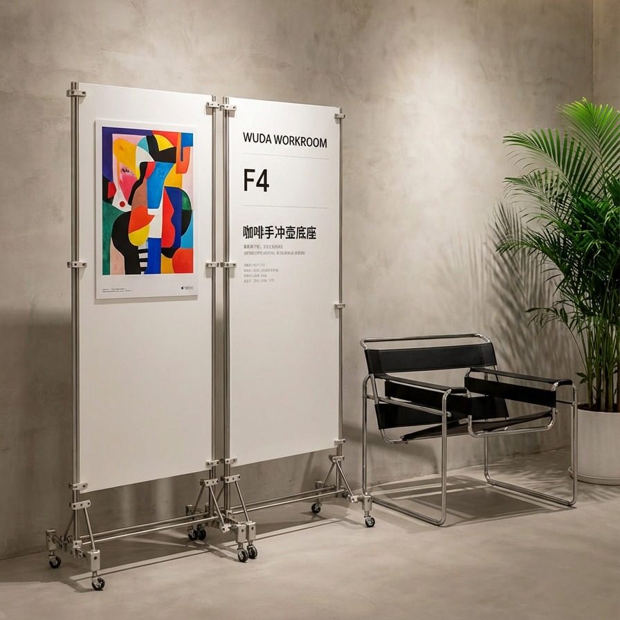 光轴海报架展示架广告牌