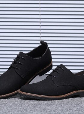 Suede suede shoes in large size for men大码男士磨W砂皮鞋48 4