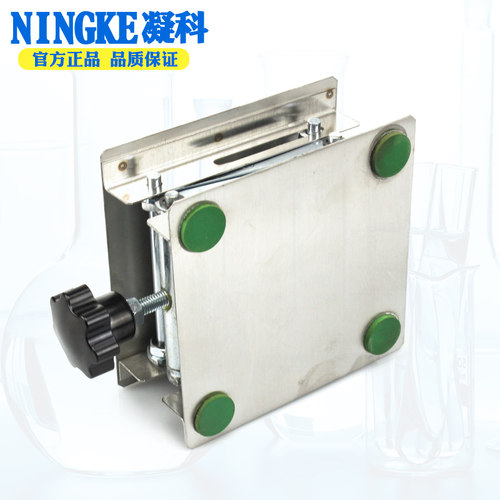 实验室仪器用不锈钢升降台10/15/20/25cm小型手动升降台不锈钢平