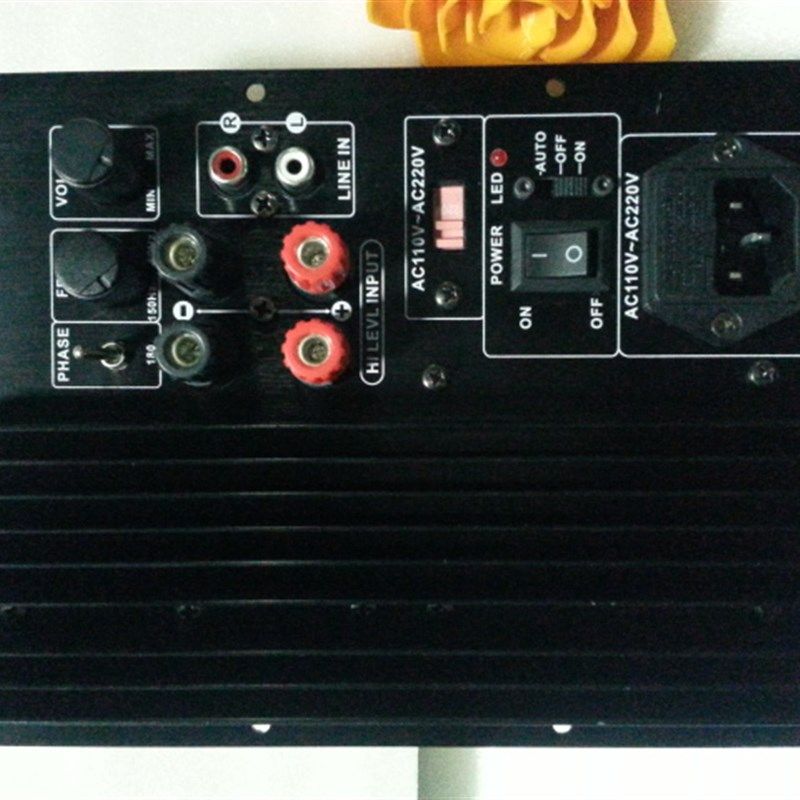80W-100Wh有源炮重低音功放板纯低音炮功放TDA7293模块110V~220V