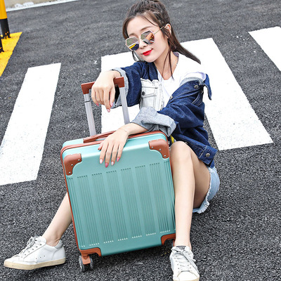 网红ins潮流小行李箱子女男轻便登机旅行密码箱万向轮X18寸拉箱潮