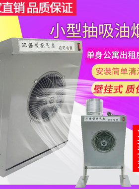 纯铜线厨房小型吸k油烟机6寸壁挂式排气扇简易迷你侧吸式抽油烟机