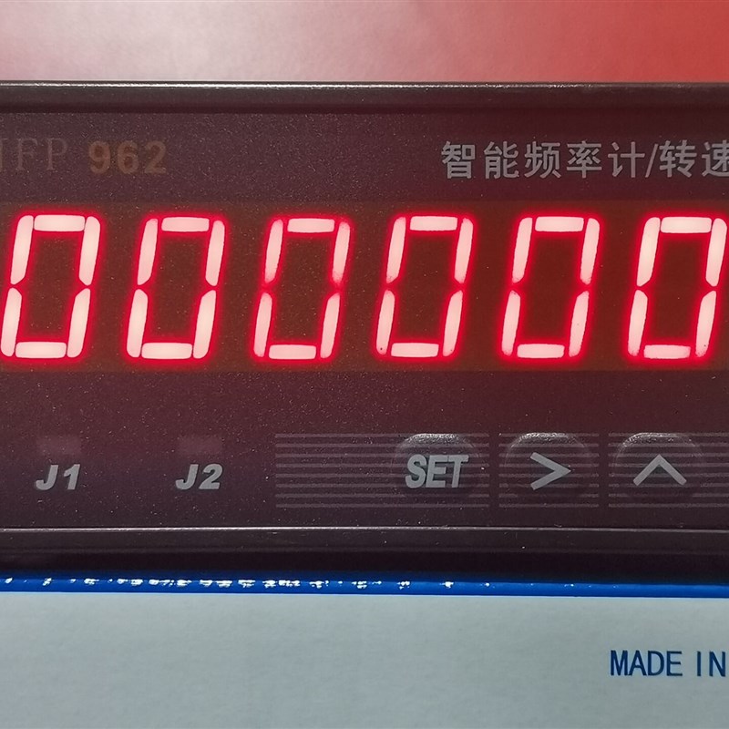 6位数显转速表频率计线速度表速度仪带报警输出电S机马达测速仪96