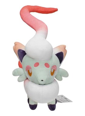 大号27cm站姿白色异色索罗亚洗翠地区索罗亚克蓝色红色毛绒公仔