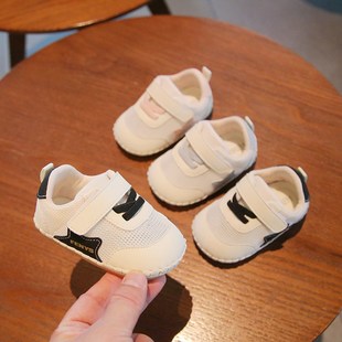 2025夏季婴儿学步m鞋网面一岁宝宝鞋子防滑6-12个月婴幼儿凉鞋软