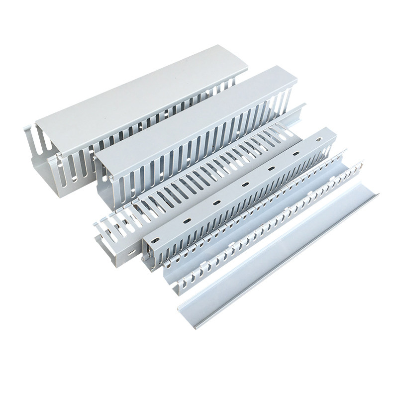 PVC塑料开口行卡配电箱柜走线槽20*25*30*35*40*45*50*60*80*100