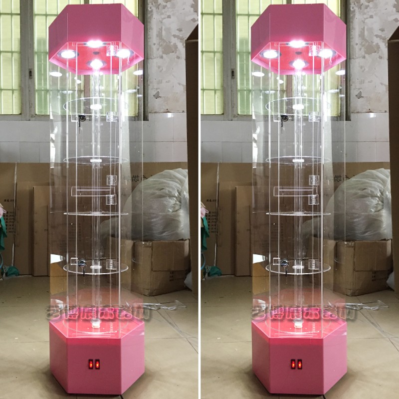精品饰品首饰展柜 展示柜 有机玻璃亚克J力旋转手表展示架陈列柜