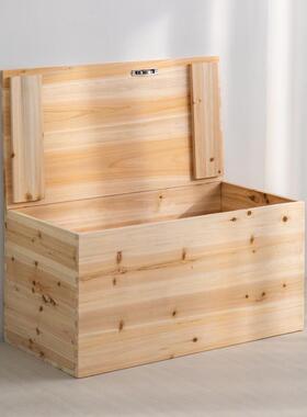 木箱定制物箱子地台飘储箱可坐窗收纳床实木榻榻米箱床多功能拼接