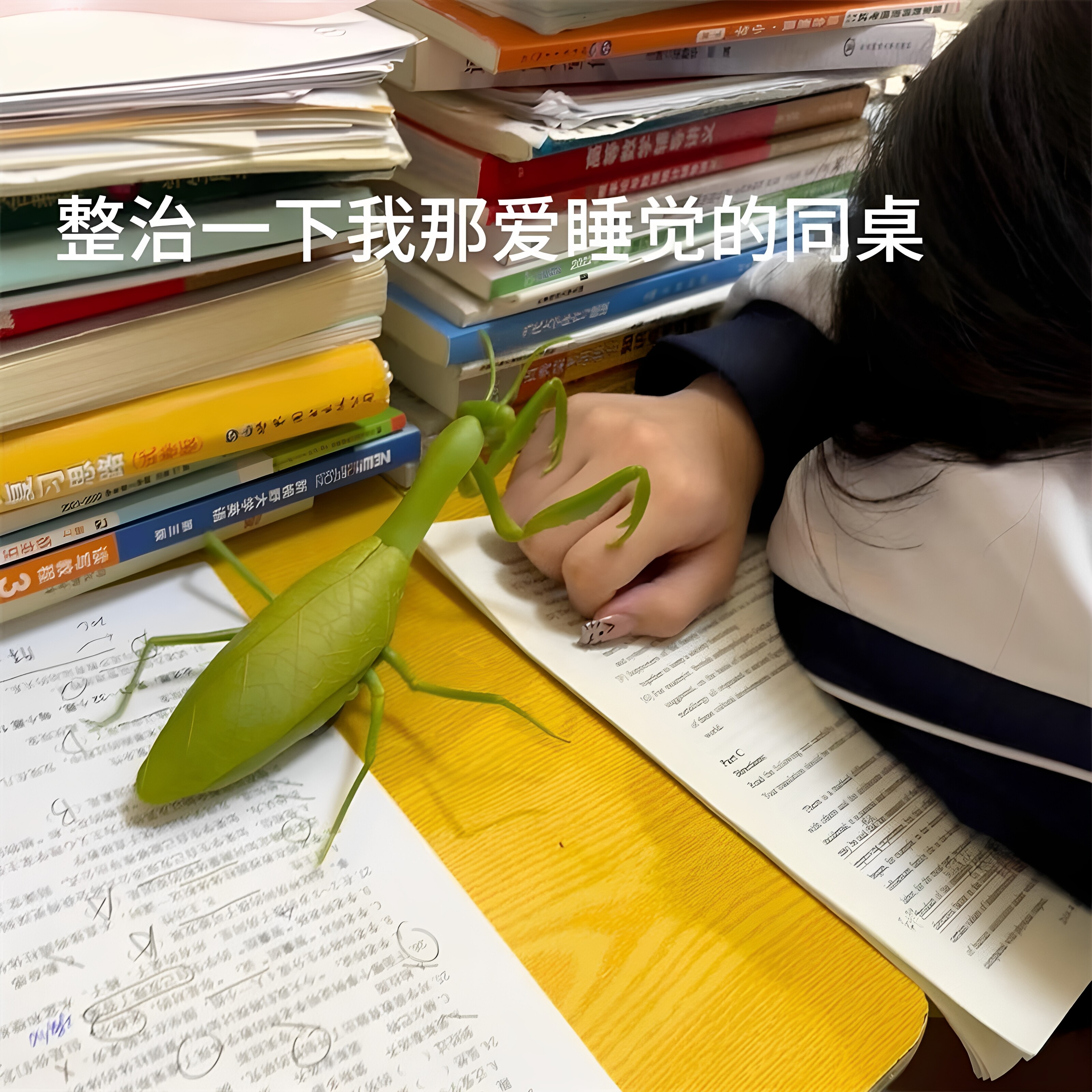 没想到同桌居然这么勇敢!