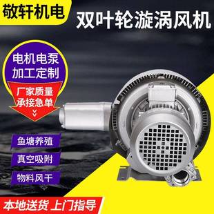 380V2.2KW高压离心双叶轮漩涡风机可定制增压泵轴流风机源头厂家