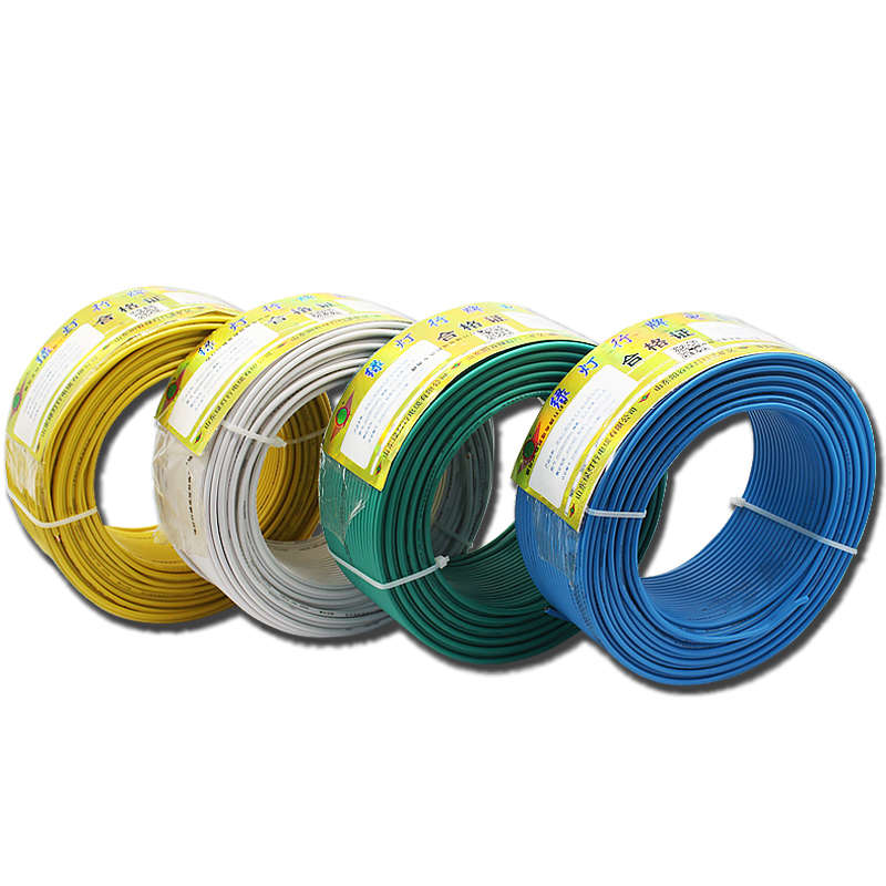 阳谷绿灯行电线电缆bv1.5 2.5 4 6 10平方国标纯铜家用单股硬电线