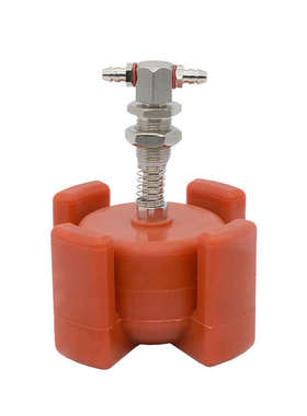 机械手注塑机硅胶膨胀夹具气动软指D45D55D65圆柱内取机械手内撑